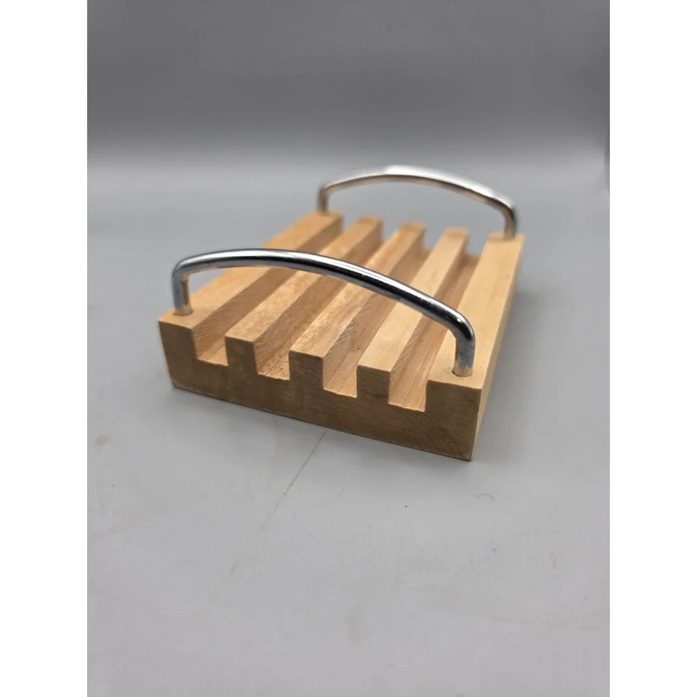 Harrah's St Louis Casino Hotel Wooden Soap Dish Tray Vintage Memorabilia